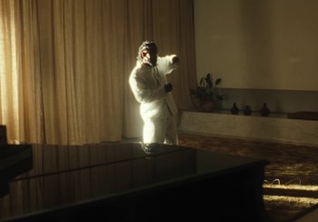 Movie still from “Kendrick Lamar - Rich Spirit” (2022), directed by Calmatic – Medium shot, High angle