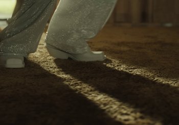 Movie still from “Kendrick Lamar - Rich Spirit” (2022), directed by Calmatic – Extreme Close Up shot, Low angle