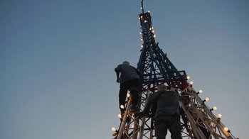 Movie still from “The Blaze - Dreamer” (2022), directed by The Blaze – Extreme Wide shot, Low angle