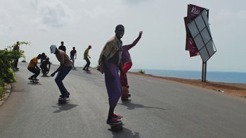 Movie still from “The Blaze - Dreamer” (2022), directed by The Blaze – Wide shot, Low angle