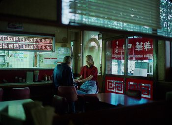 Movie still from “ZNTNDR - Untitled Us” (2022), directed by Jovan Todorović – Wide shot, High angle