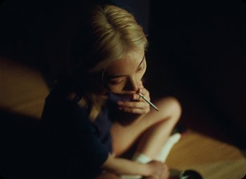 Movie still from “ZNTNDR - Untitled Us” (2022), directed by Jovan Todorović – Extreme Close Up shot, High angle