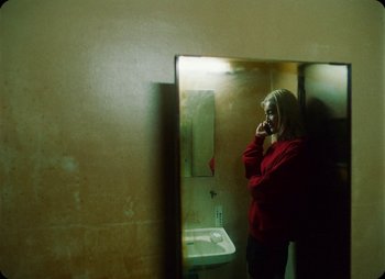 Movie still from “ZNTNDR - Untitled Us” (2022), directed by Jovan Todorović – Medium shot, Low angle
