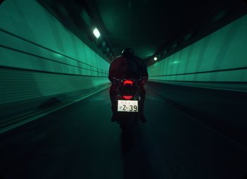 Movie still from “ZNTNDR - Untitled Us” (2022), directed by Jovan Todorović – Wide shot, Low angle