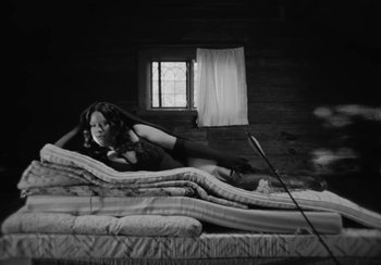 Movie still from “Shygirl - Shlut” (2022), directed by Diana Kunst – Wide shot, High angle