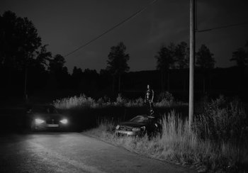 Movie still from “Shygirl - Shlut” (2022), directed by Diana Kunst – Extreme Wide shot, Low angle