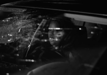 Movie still from “Shygirl - Shlut” (2022), directed by Diana Kunst – Close Up shot, Low angle