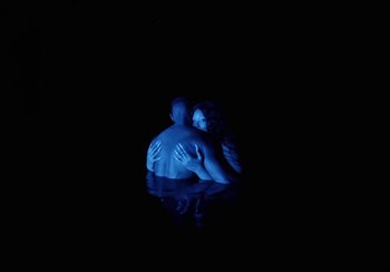 Movie still from “Shygirl - Shlut” (2022), directed by Diana Kunst – Medium shot, Overhead angle