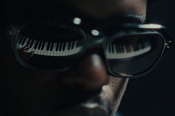 Movie still from “Josman - Intro” (2022), directed by Marius Gonzalez – Extreme Close Up shot, Overhead angle