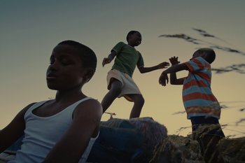 Movie still from “Josman - Intro” (2022), directed by Marius Gonzalez – Wide shot, Low angle