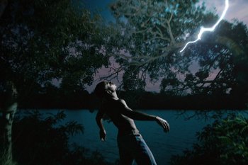 Movie still from “Josman - Intro” (2022), directed by Marius Gonzalez – Wide shot, Low angle