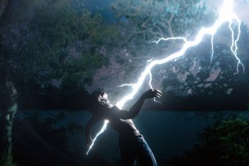 Movie still from “Josman - Intro” (2022), directed by Marius Gonzalez – Wide shot, Overhead angle