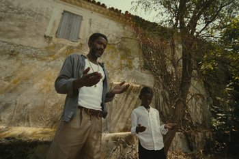 Movie still from “Josman - Intro” (2022), directed by Marius Gonzalez – Medium shot, Low angle