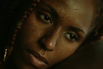 Movie still from “Josman - Intro” (2022), directed by Marius Gonzalez – Extreme Close Up shot, High angle