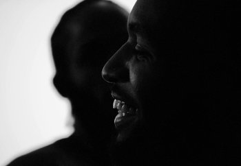 Movie still from “Maxo - 48” (2022), directed by Vincent Haycock – Extreme Close Up shot, Low angle