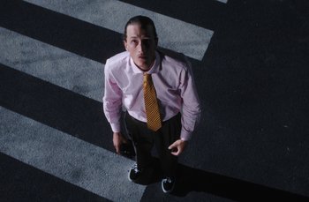 Movie still from “MorMor - Far Apart” (2022), directed by Camille Summers-Valli – Wide shot, Overhead angle