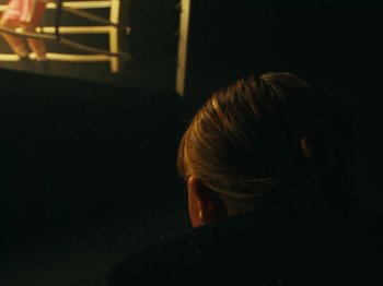 Movie still from “Black Midi - Sugar_Tzu” (2022), directed by Noel Paul – Medium shot, High angle