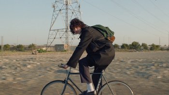 Movie still from “Glaive - Minnesota” (2022), directed by Ramez Silyan – Medium shot, Low angle