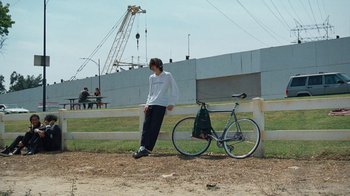 Movie still from “Glaive - Minnesota” (2022), directed by Ramez Silyan – Wide shot, Low angle