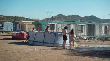 Movie still from “Glaive - Minnesota” (2022), directed by Ramez Silyan – Extreme Wide shot, High angle