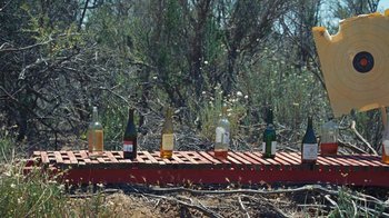 Movie still from “Glaive - Minnesota” (2022), directed by Ramez Silyan – Extreme Wide shot, Overhead angle