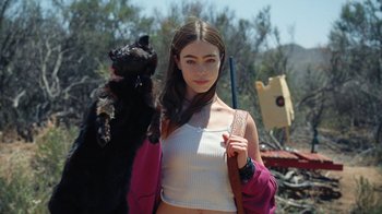 Movie still from “Glaive - Minnesota” (2022), directed by Ramez Silyan – Medium shot, Low angle