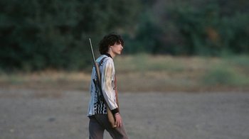 Movie still from “Glaive - Minnesota” (2022), directed by Ramez Silyan – Medium shot, Low angle