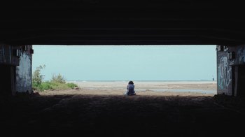 Movie still from “Glaive - Minnesota” (2022), directed by Ramez Silyan – Extreme Wide shot, High angle