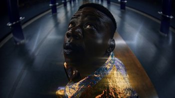 Movie still from “Zef - 420” (2022), directed by Jay Walker – Extreme Close Up shot, Overhead angle