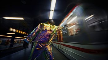 Movie still from “Zef - 420” (2022), directed by Jay Walker – Medium shot, Low angle