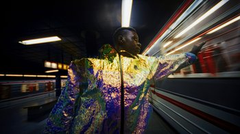 Movie still from “Zef - 420” (2022), directed by Jay Walker – Medium shot, Low angle