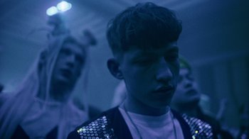 Movie still from “Zef - 420” (2022), directed by Jay Walker – Close Up shot, Over the shoulder angle