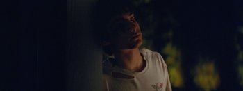 Movie still from “Jesse Jo Stark - So Bad” (2022), directed by Ramez Silyan – Close Up shot, Low angle