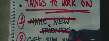 Movie still from “Jesse Jo Stark - So Bad” (2022), directed by Ramez Silyan – Extreme Close Up shot, High angle