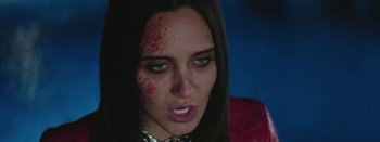 Movie still from “Jesse Jo Stark - So Bad” (2022), directed by Ramez Silyan – Close Up shot, High angle