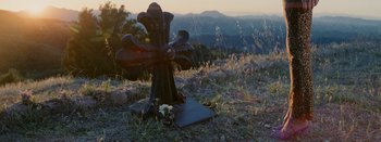 Movie still from “Jesse Jo Stark - So Bad” (2022), directed by Ramez Silyan – Wide shot, High angle