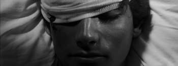 Movie still from “Jesse Jo Stark - So Bad” (2022), directed by Ramez Silyan – Extreme Close Up shot, High angle