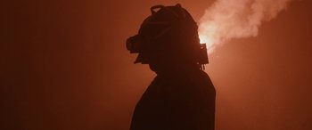 Movie still from “Röyksopp - Profound Mysteries” (2022), directed by Martin De Thurah – Extreme Close Up shot, Low angle