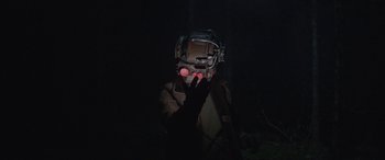 Movie still from “Röyksopp - Profound Mysteries” (2022), directed by Martin De Thurah – Close Up shot, Over the shoulder angle