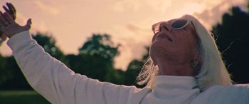 Movie still from “Röyksopp - Profound Mysteries” (2022), directed by Martin De Thurah – Extreme Close Up shot, Low angle