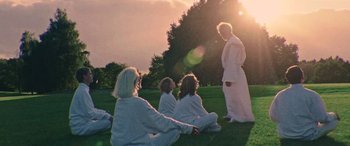 Movie still from “Röyksopp - Profound Mysteries” (2022), directed by Martin De Thurah – Wide shot, Low angle