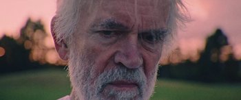 Movie still from “Röyksopp - Profound Mysteries” (2022), directed by Martin De Thurah – Extreme Close Up shot, Low angle