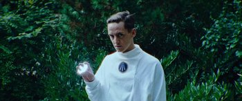 Movie still from “Röyksopp - Profound Mysteries” (2022), directed by Martin De Thurah – Medium shot, Low angle