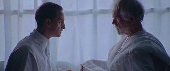 Movie still from “Röyksopp - Profound Mysteries” (2022), directed by Martin De Thurah – Medium shot, Low angle