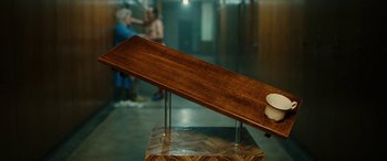 Movie still from “Röyksopp - Profound Mysteries” (2022), directed by Martin De Thurah – Medium shot, Overhead angle