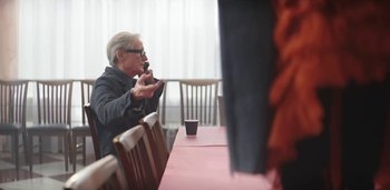 Movie still from “Florence + The Machine - Free” (2022), directed by Autumn de Wilde – Medium shot, Over the shoulder angle