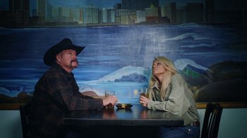 Movie still from “070 Shake - Skin & Bones” (2022), directed by Noah Lee – Wide shot, High angle