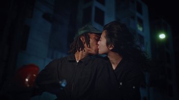 Movie still from “070 Shake - Skin & Bones” (2022), directed by Noah Lee – Medium shot, Low angle