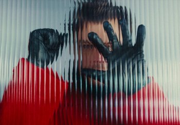 Movie still from “Harry Styles - As It Was” (2022), directed by Tanu Muiño – Extreme Close Up shot, Overhead angle