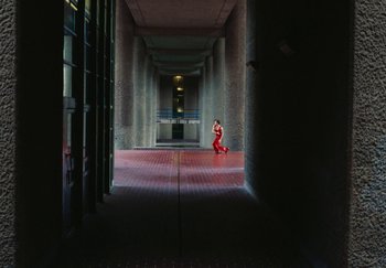 Movie still from “Harry Styles - As It Was” (2022), directed by Tanu Muiño – Extreme Wide shot, High angle